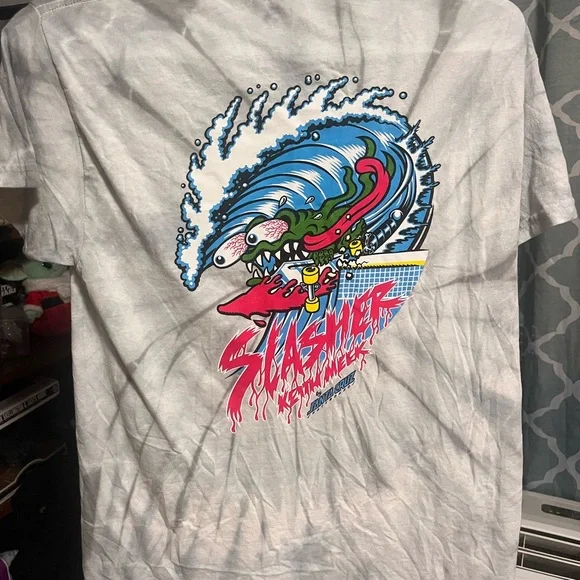 Santa Cruz White Crewneck Tee - Picture 2 of 3